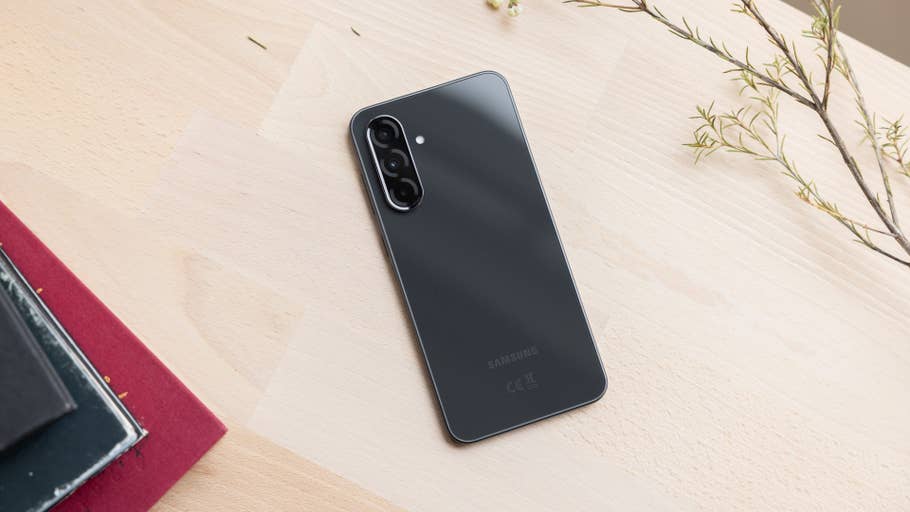 Samsung Galaxy A36 as seen from the back.