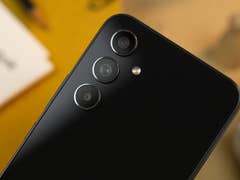 Samsung Galaxy A54 triple camera module in detail