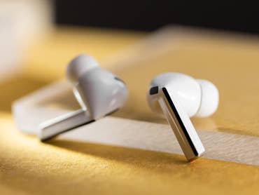 Samsung's Galaxy Buds 3 Pro in white
