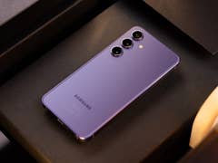 Samsung Galaxy S24 viewed from the back