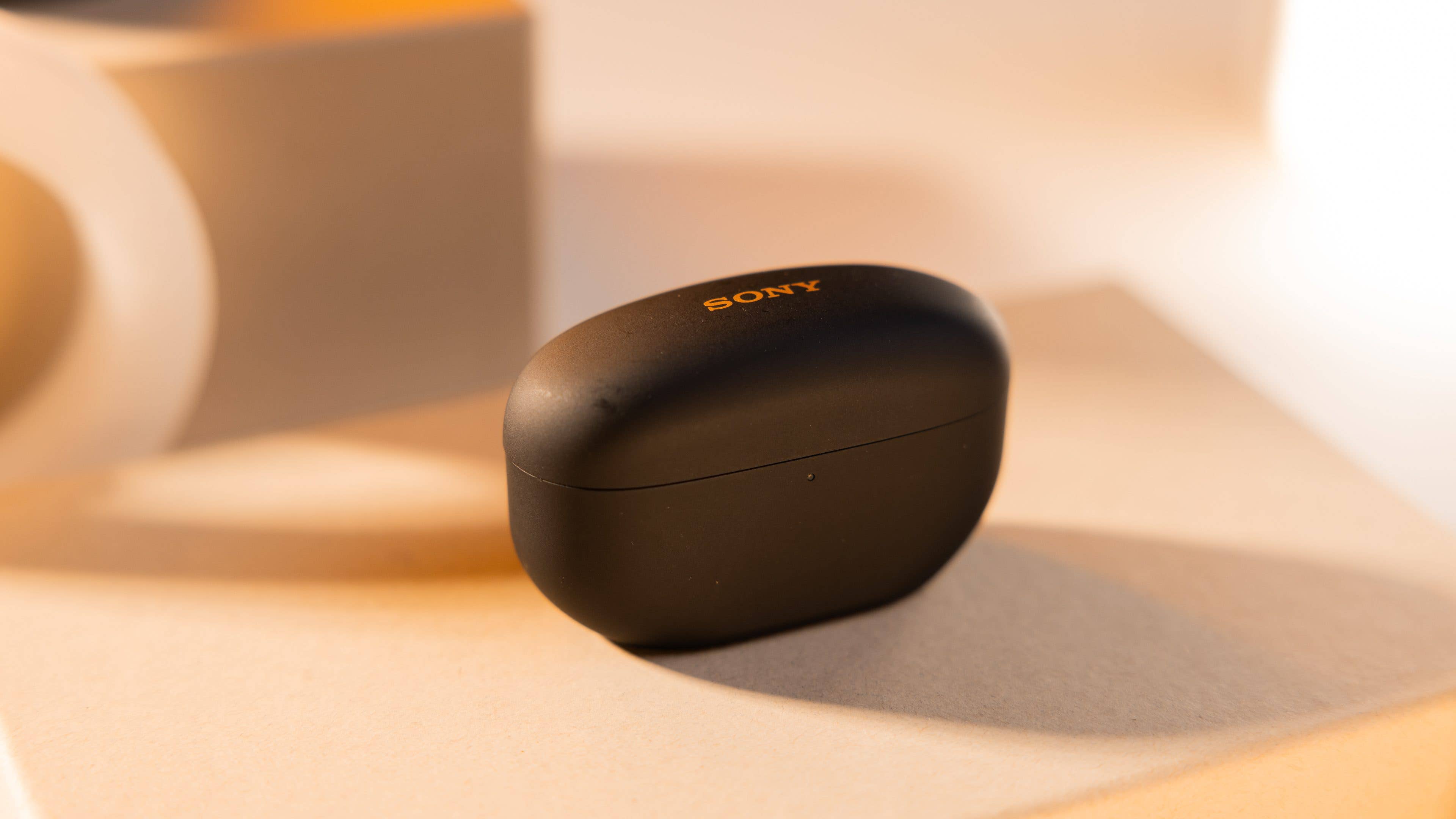 You get a compact case for the Sony WF-1000XM5.