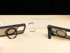 Torras cases with stands side by side on the table