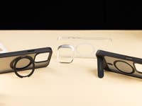 Torras cases with stands side by side on the table