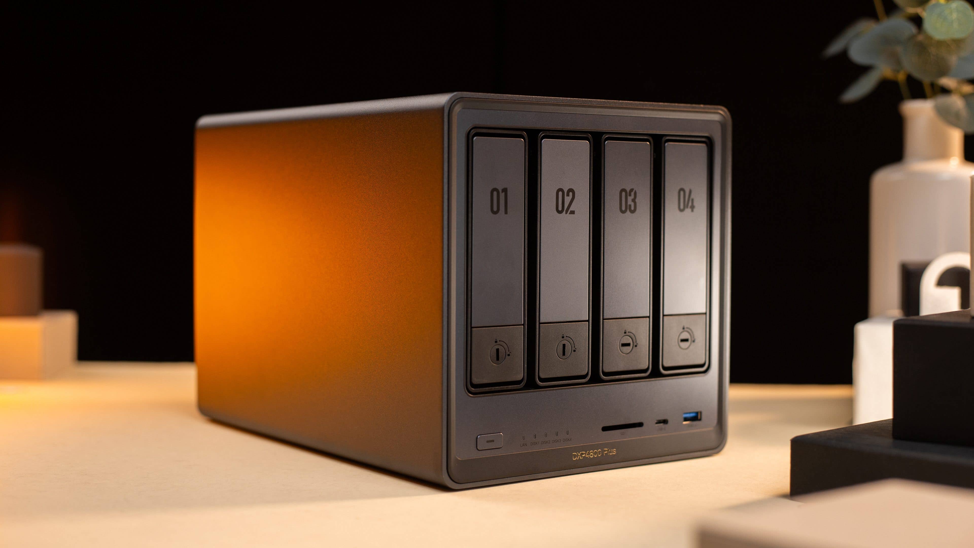 UGreen DXP4800 Plus viewed from the front