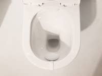 Withings U-Scan inside a toilet.