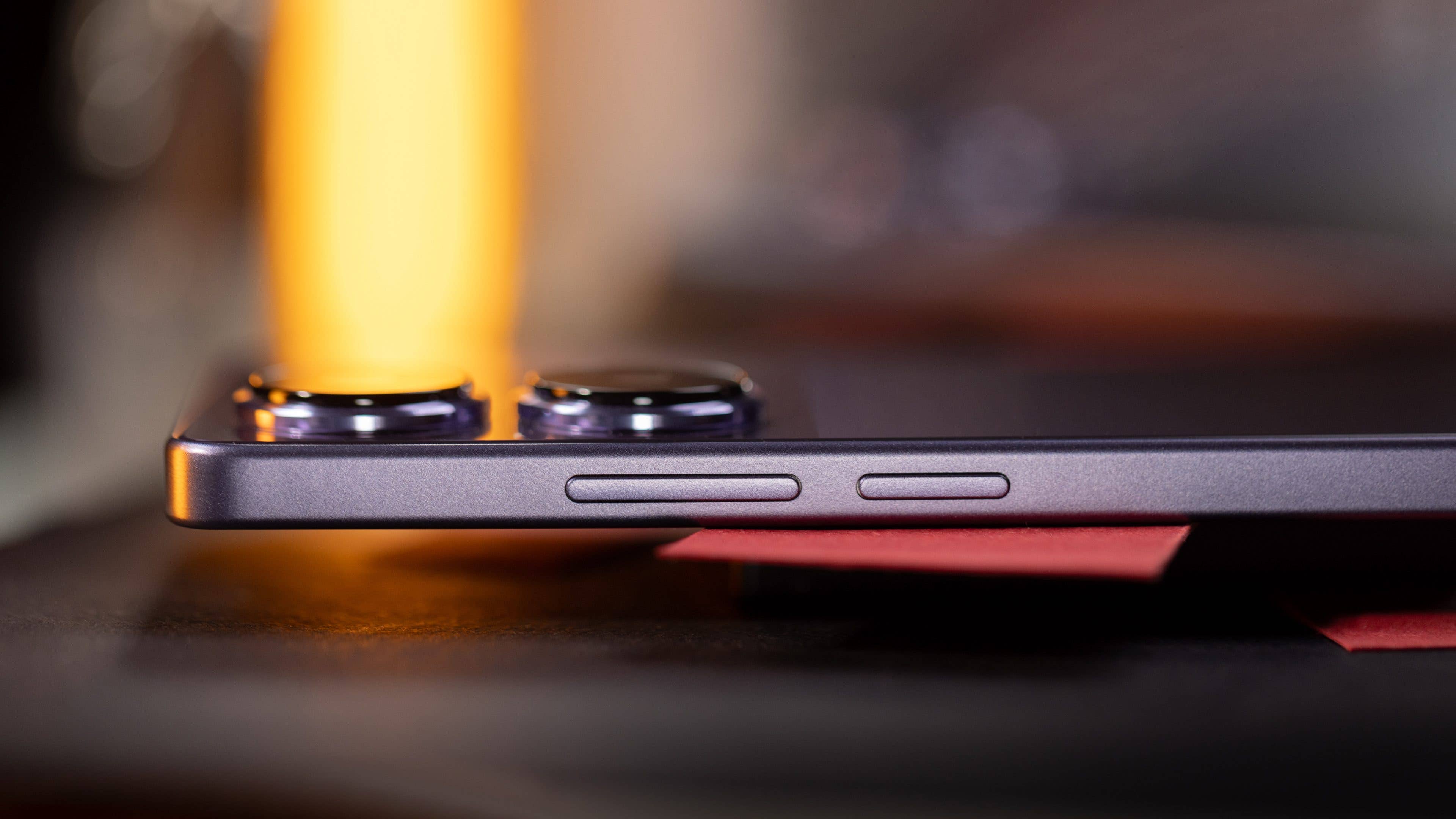 The Poco M6 Pro's two cameras protrude rather far out from its back. The Poco M6 Pro's two cameras protrude rather far out from its back.
