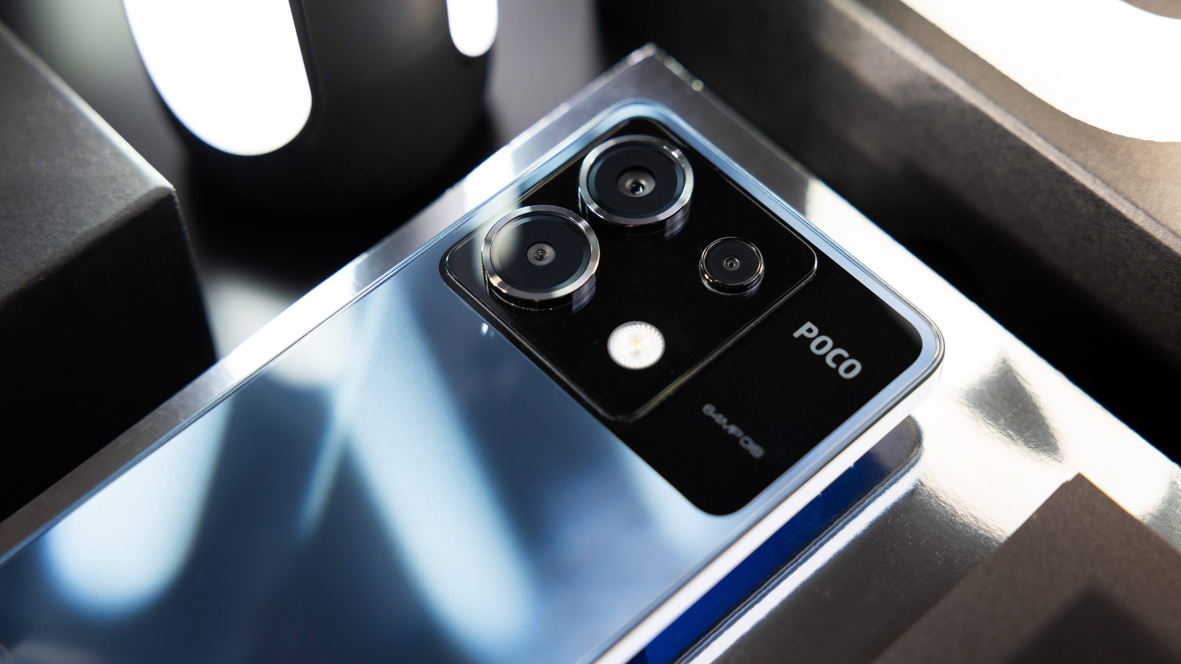 Camera module up close on the Poco X6
