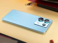 Picture showing the left side of the Redmi Note 13 Pro 5G with a clean, empty, flat surface