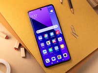 Redmi Note 13 Pro+ viewed from the front, showing the default home screen.
