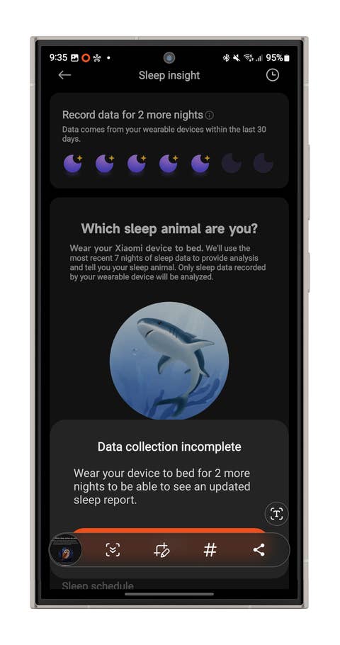 Mi Fitness App screenshot