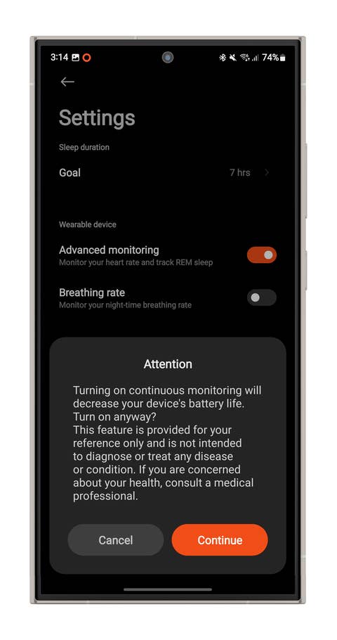 Mi Fitness App screenshot
