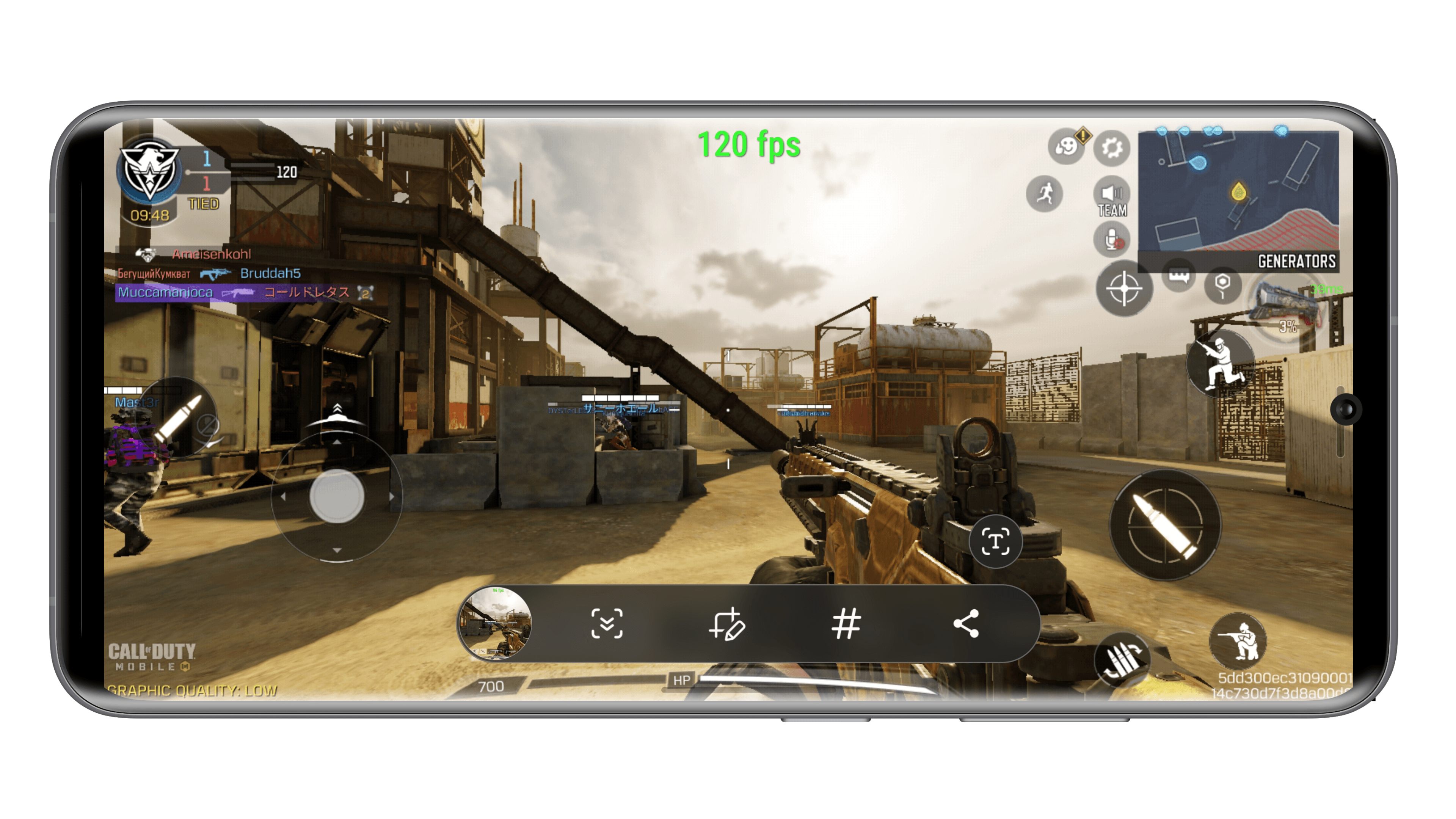 Call of Duty Mobile on the Galaxy S23 Ultra