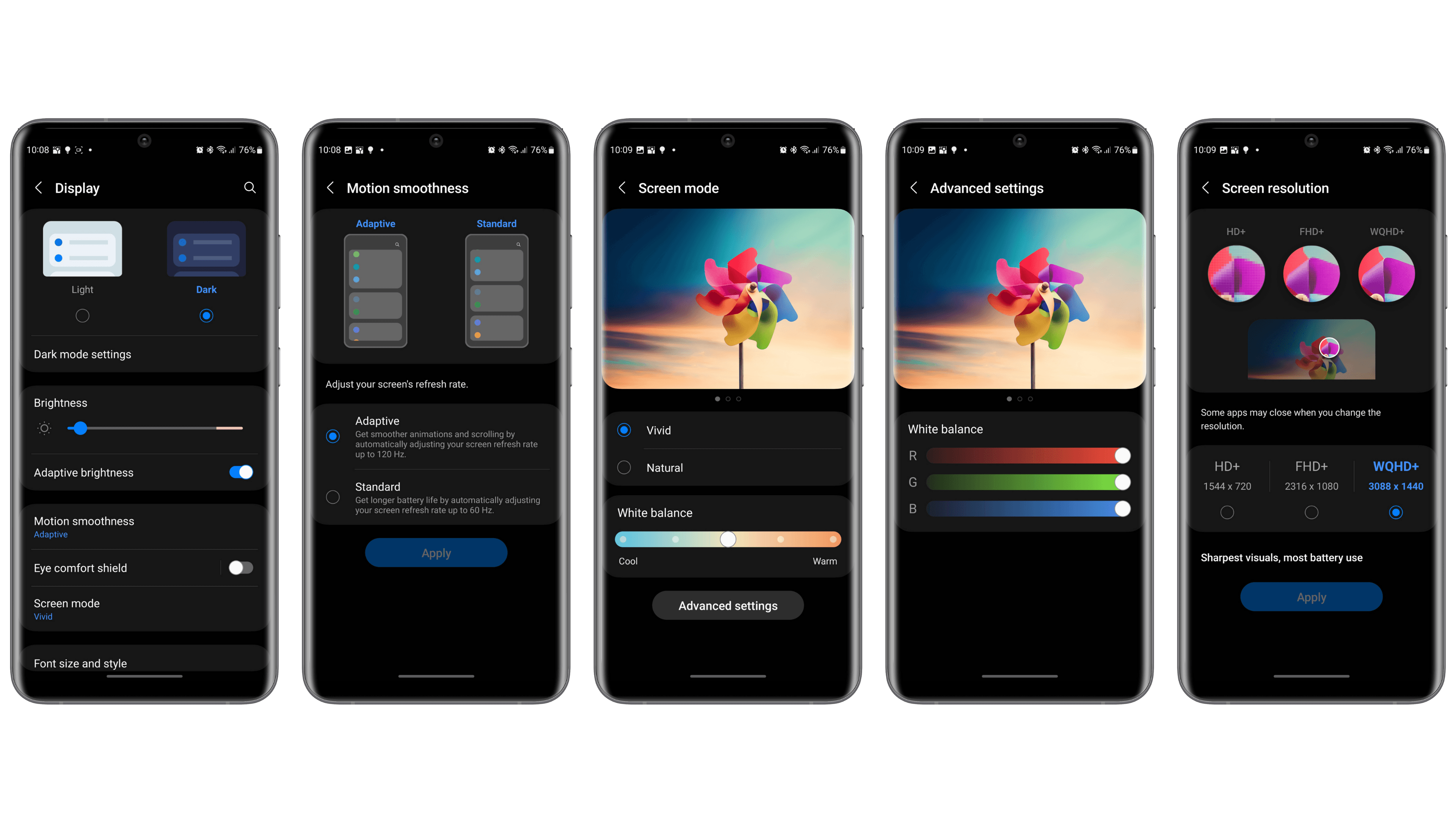 Galaxy S23 Ultra screenshots