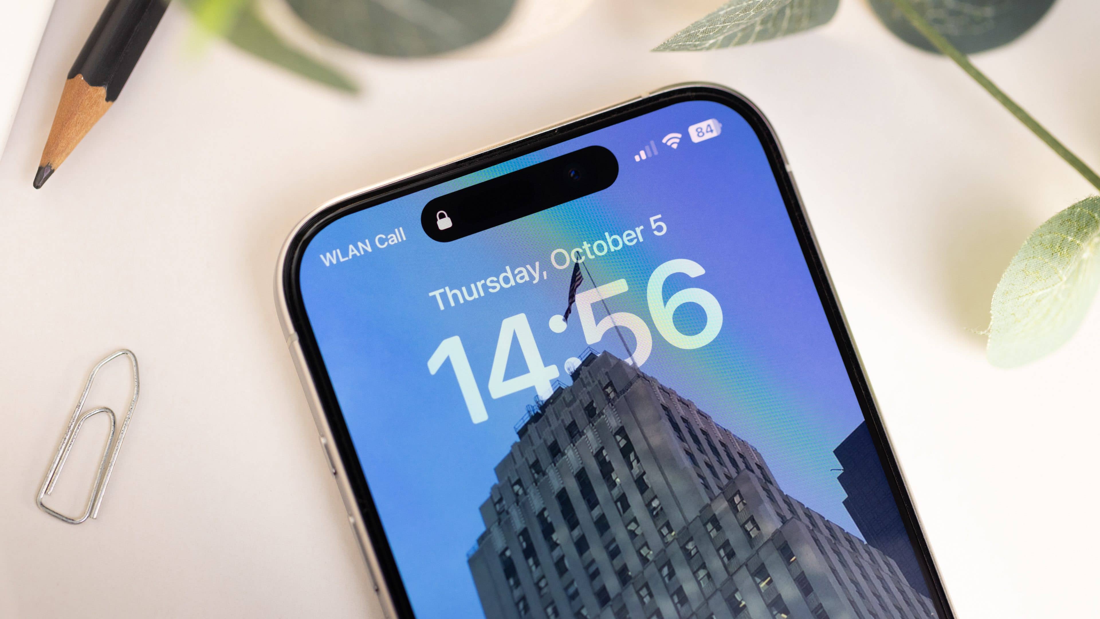 iPhone 15 Pro display with the Dynamic Island iPhone 15 Pro display with the Dynamic Island