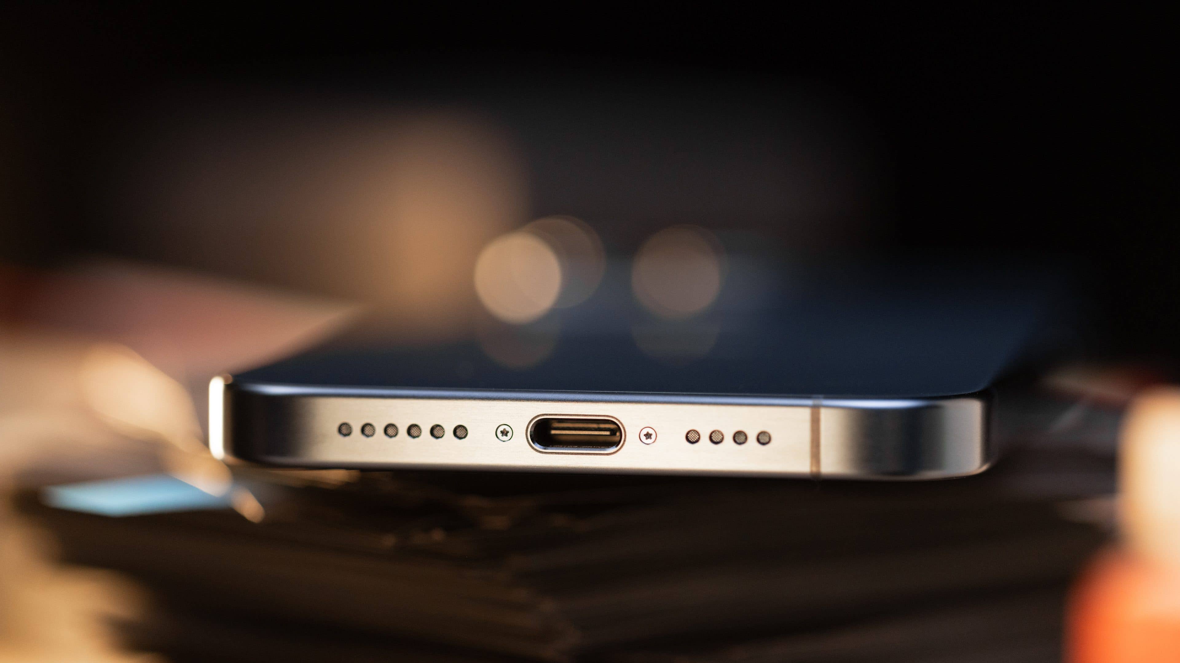 The iPhone finally receives a USB-C port long after Android phones adopted it.. The iPhone finally receives a USB-C port long after Android phones adopted it..