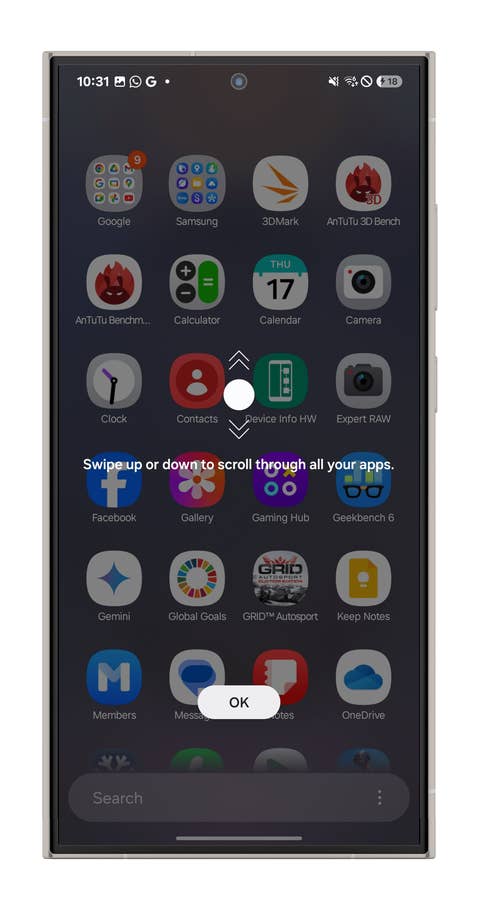 Screenshot der Samsung One UI 7