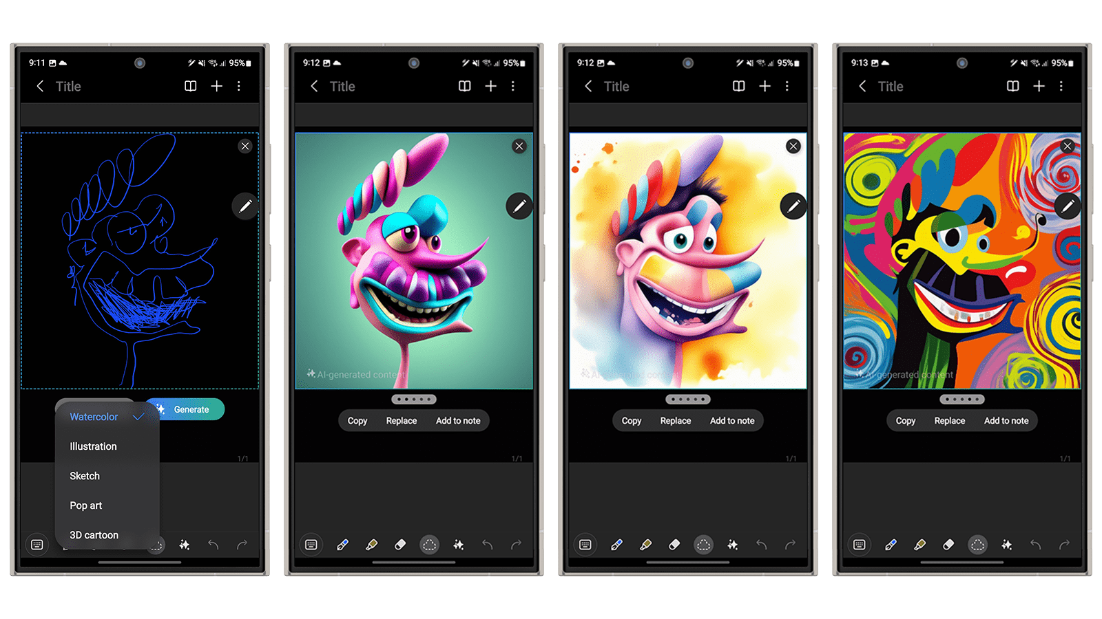Samsung Galaxy AI Sketch to Image