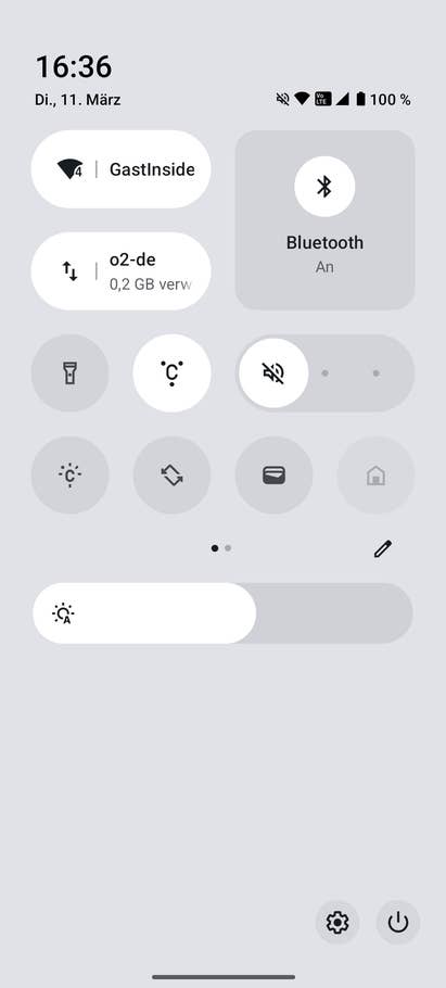 Nothing Phone 3(a) Control Center screenshot
