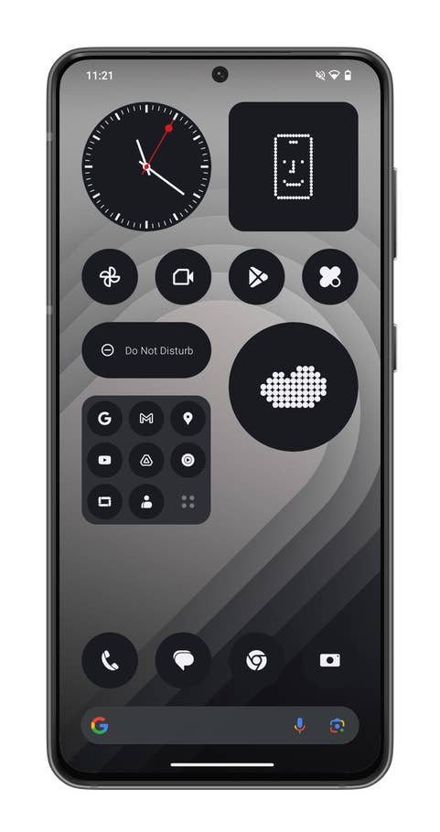 Screenshot of the CMF Phone 1u0027s Nothing OS 2.6 interface.