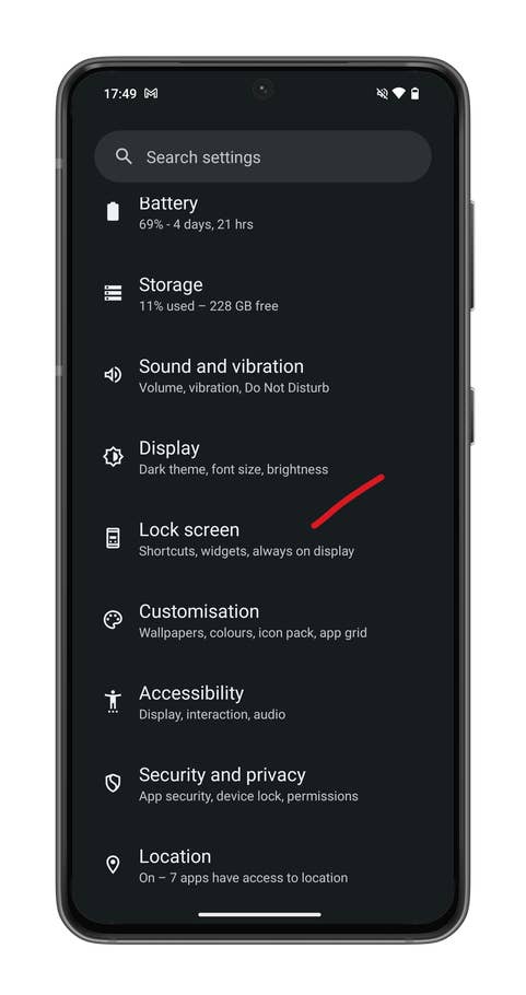 Nothing OS 2.5 screenshot showing how to add widgets to your Nothing Phoneu0027s lock screen.