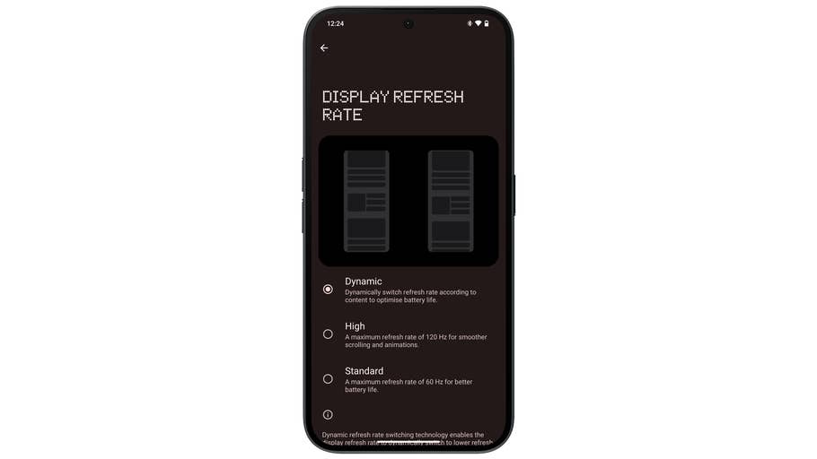 Nothing Phone 2(a) screenshot