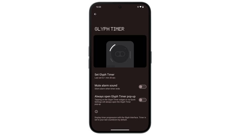 Nothing Phone 2(a) screenshot