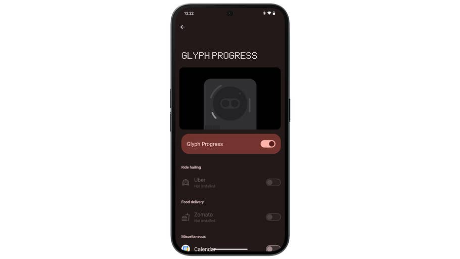 Nothing Phone 2(a) screenshot