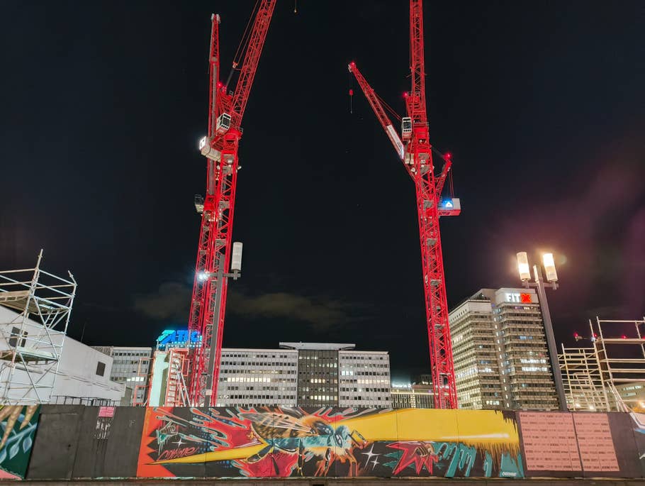 Night photo taken by the Nothing Phone 2(a)