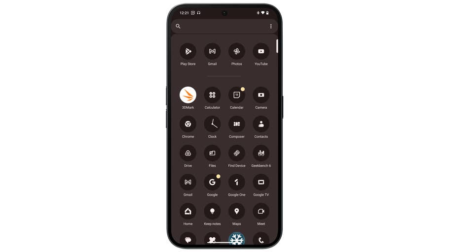 Nothing Phone 2(a) screenshot