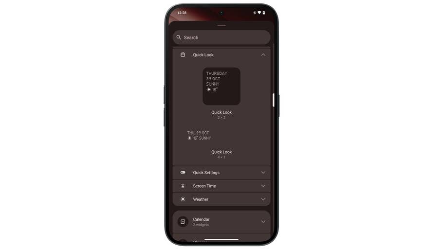 Nothing Phone 2(a) screenshot