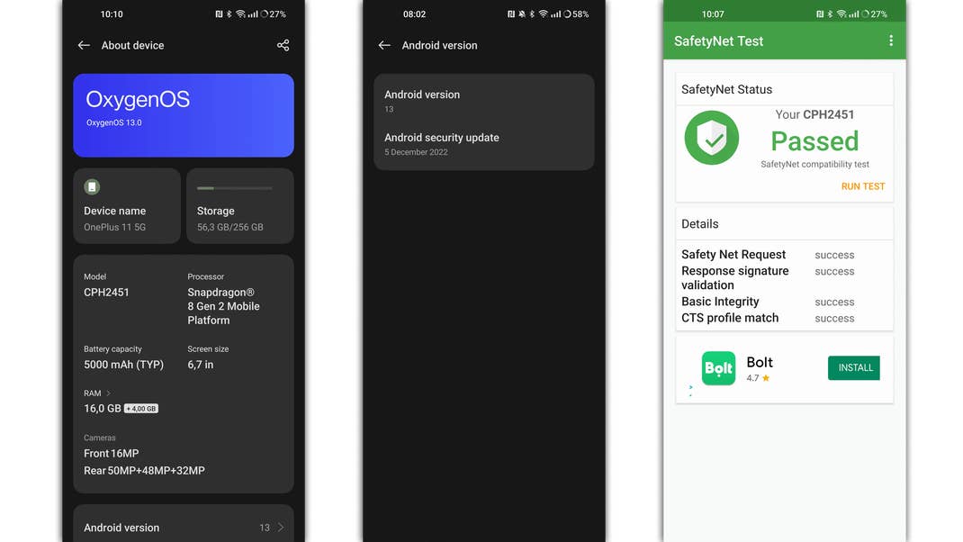 Oxygen OS on the OnePlus 11 5G promises 4 major Android upgrades