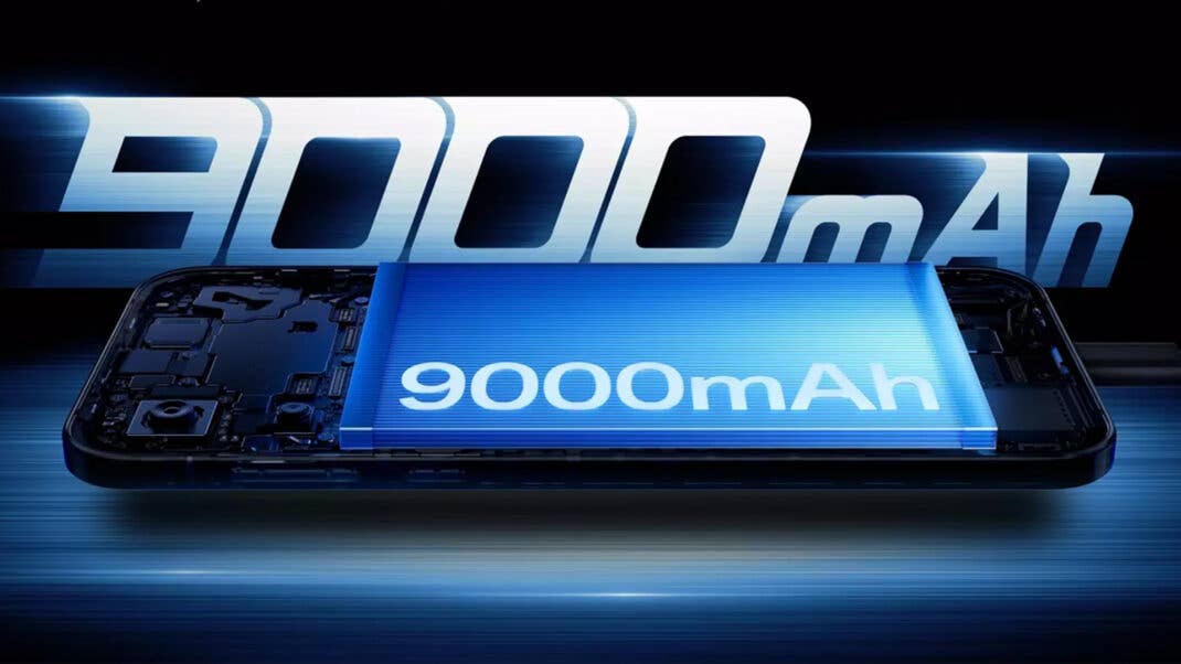 OnePlus Nord 6 or Turbo 6 series smartphone with 9000 mAh battery.