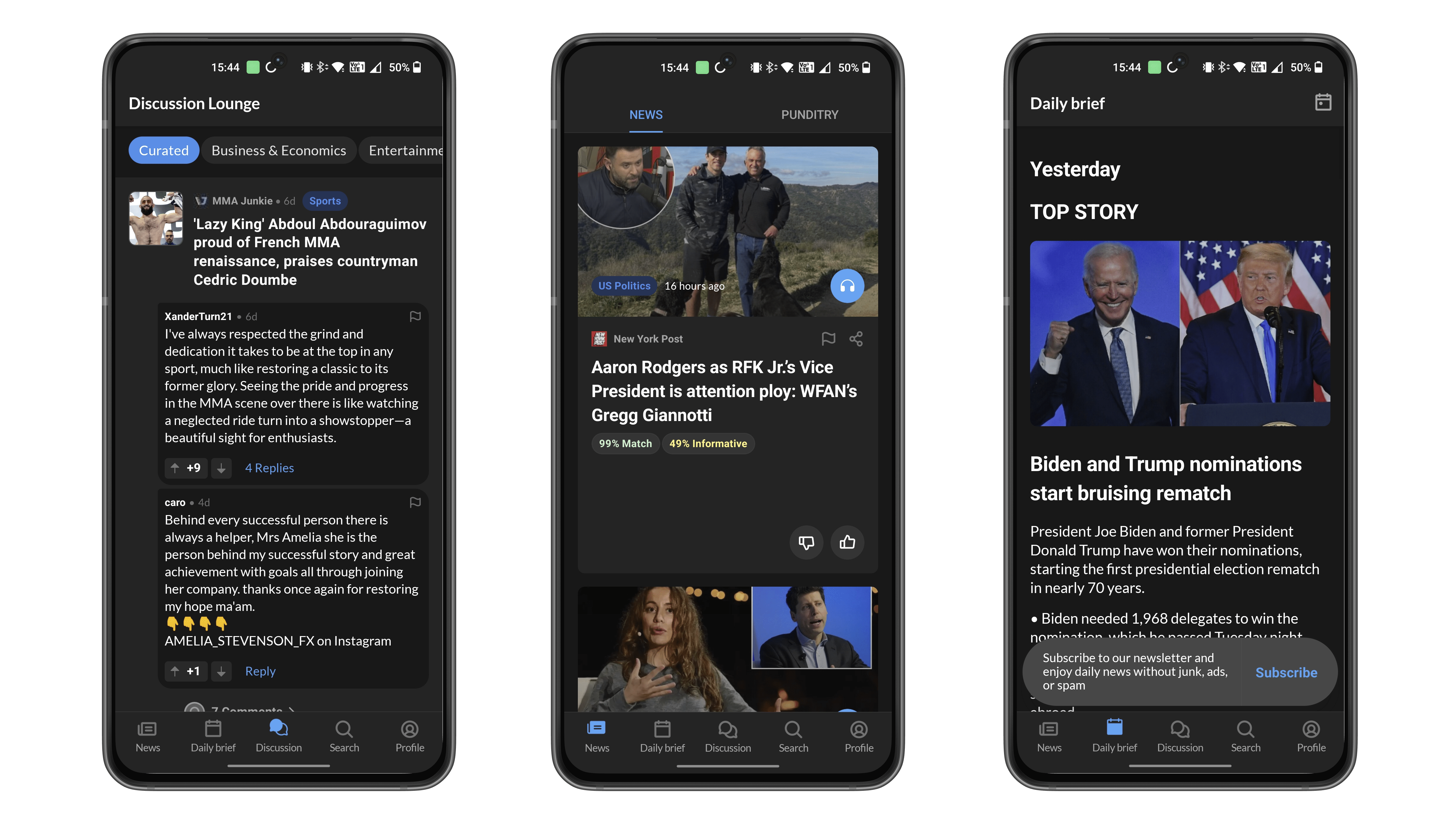 Top 5 apps - Otherweb screenshots
