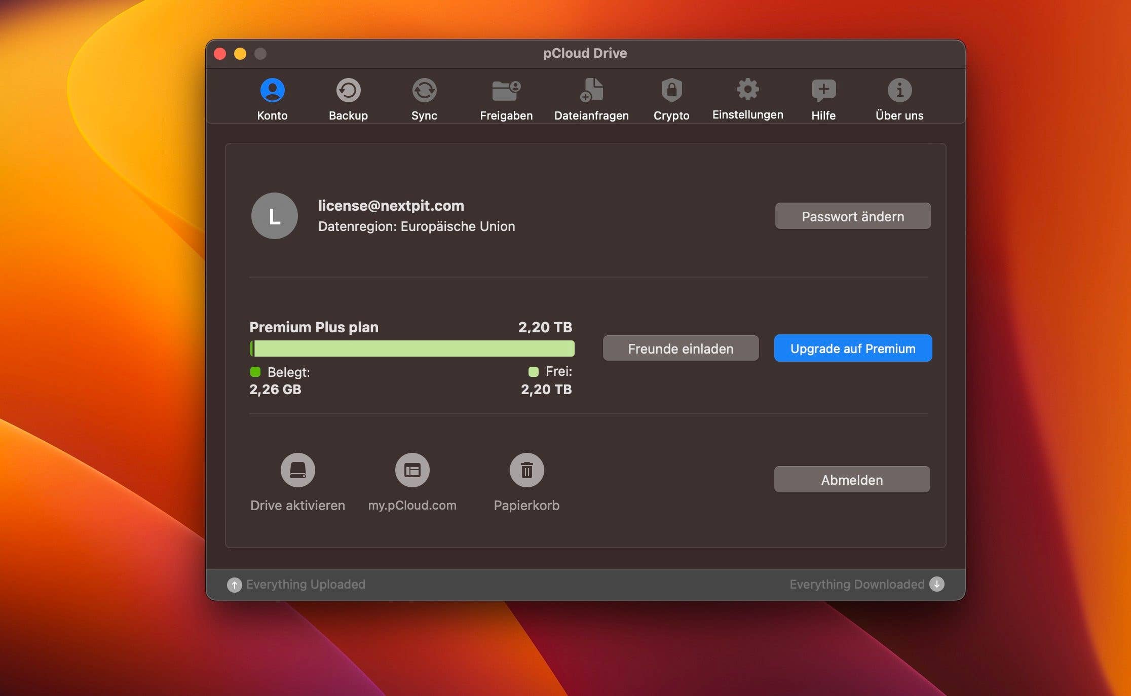 pCloud MacOS Screenshot 02