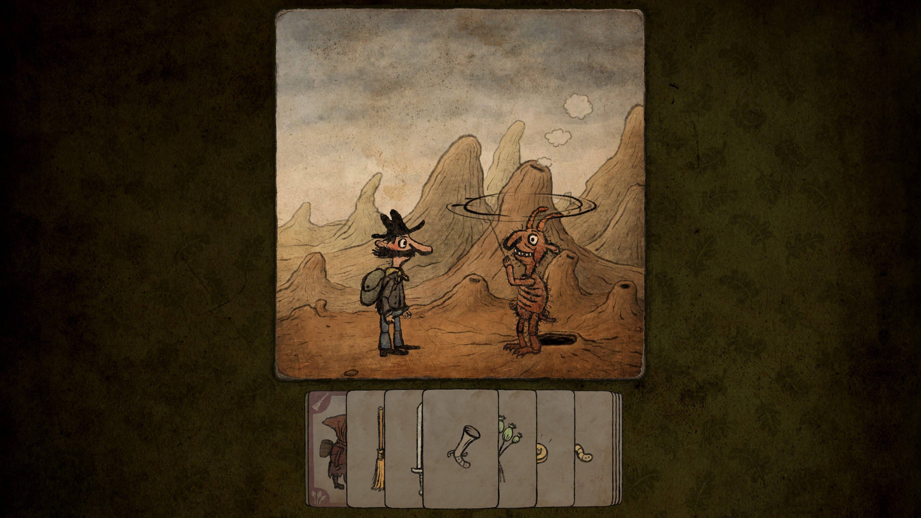 A screenshot of the game Pilgrim.