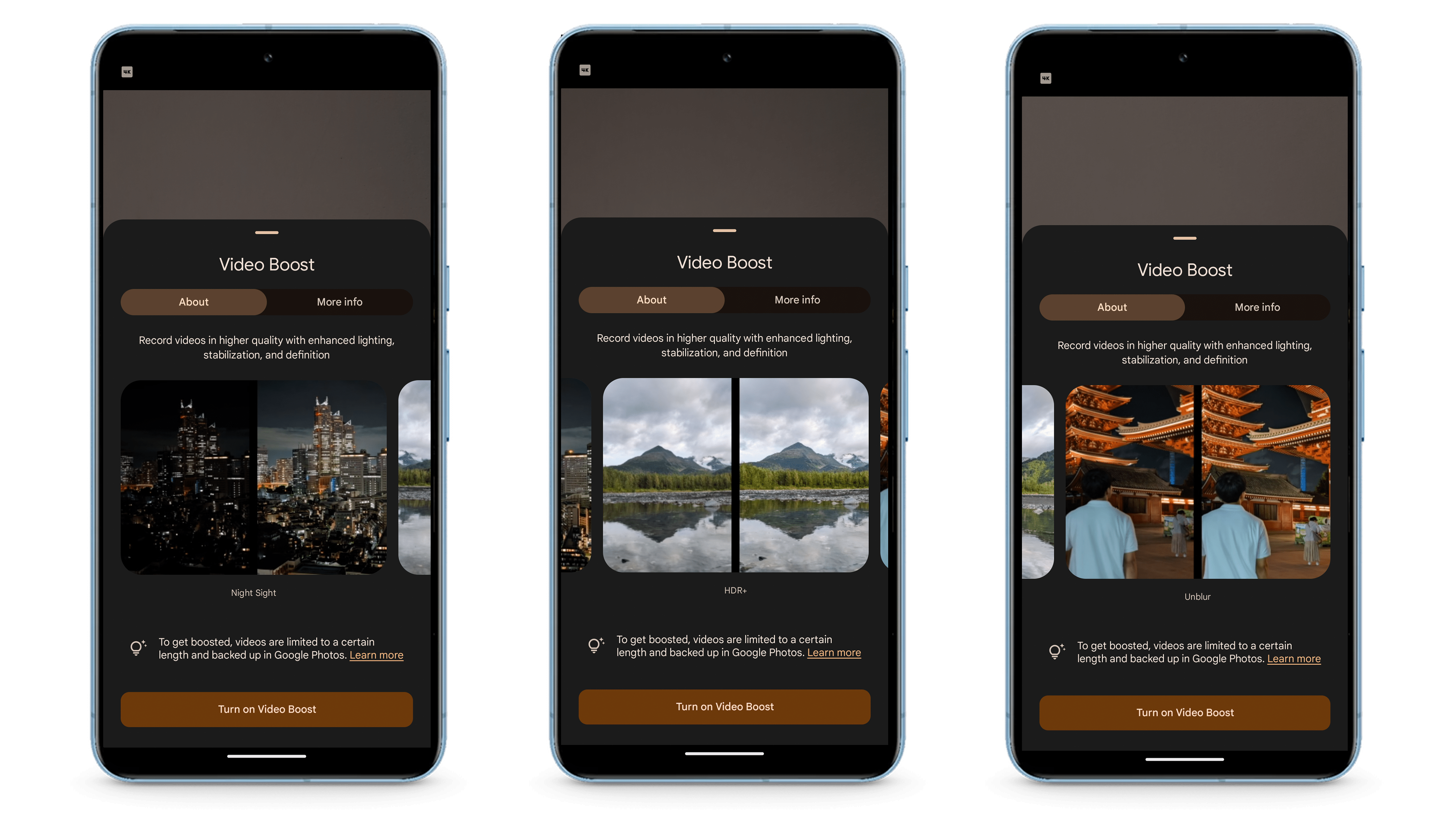 Video Boost requires Google Cloud support to run.