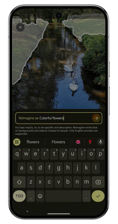 Screenshot of the Google Gemini Nano interface on the Google Pixel 9 Pro XL.