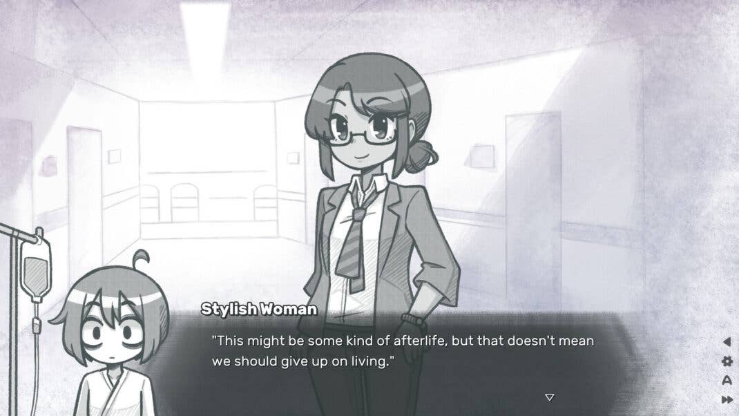 A screenshot of the game Return to Ash.