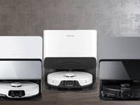 Roborock S8 MaxV Ultra, S8 Max Ultra, and S8 Pro Ultra side-by-side