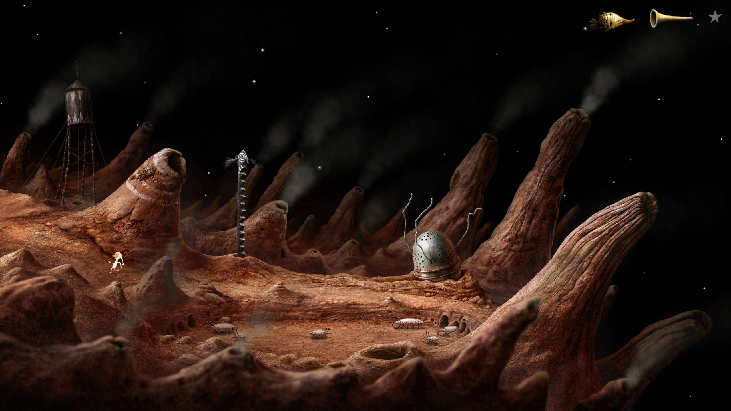 A screenshot of Samorost 3.