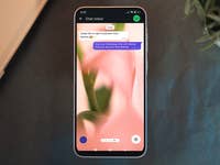 Samsung Galaxy A35 with WhatsApp
