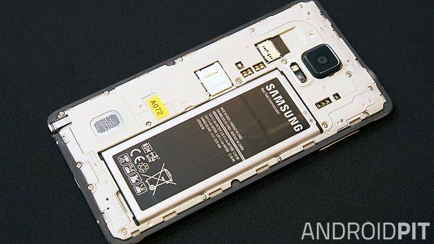 samsung galaxy note 4 back open