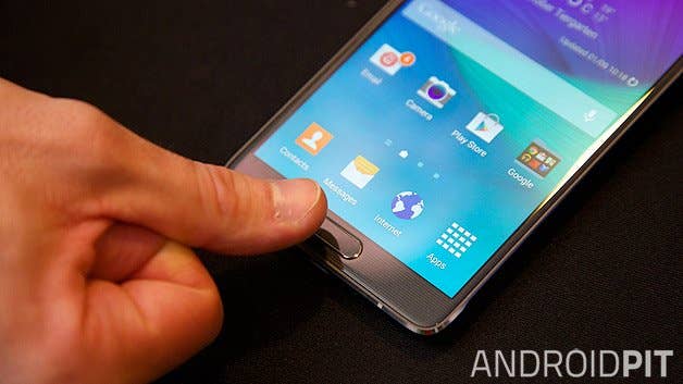 samsung galaxy note 4 home button fnger