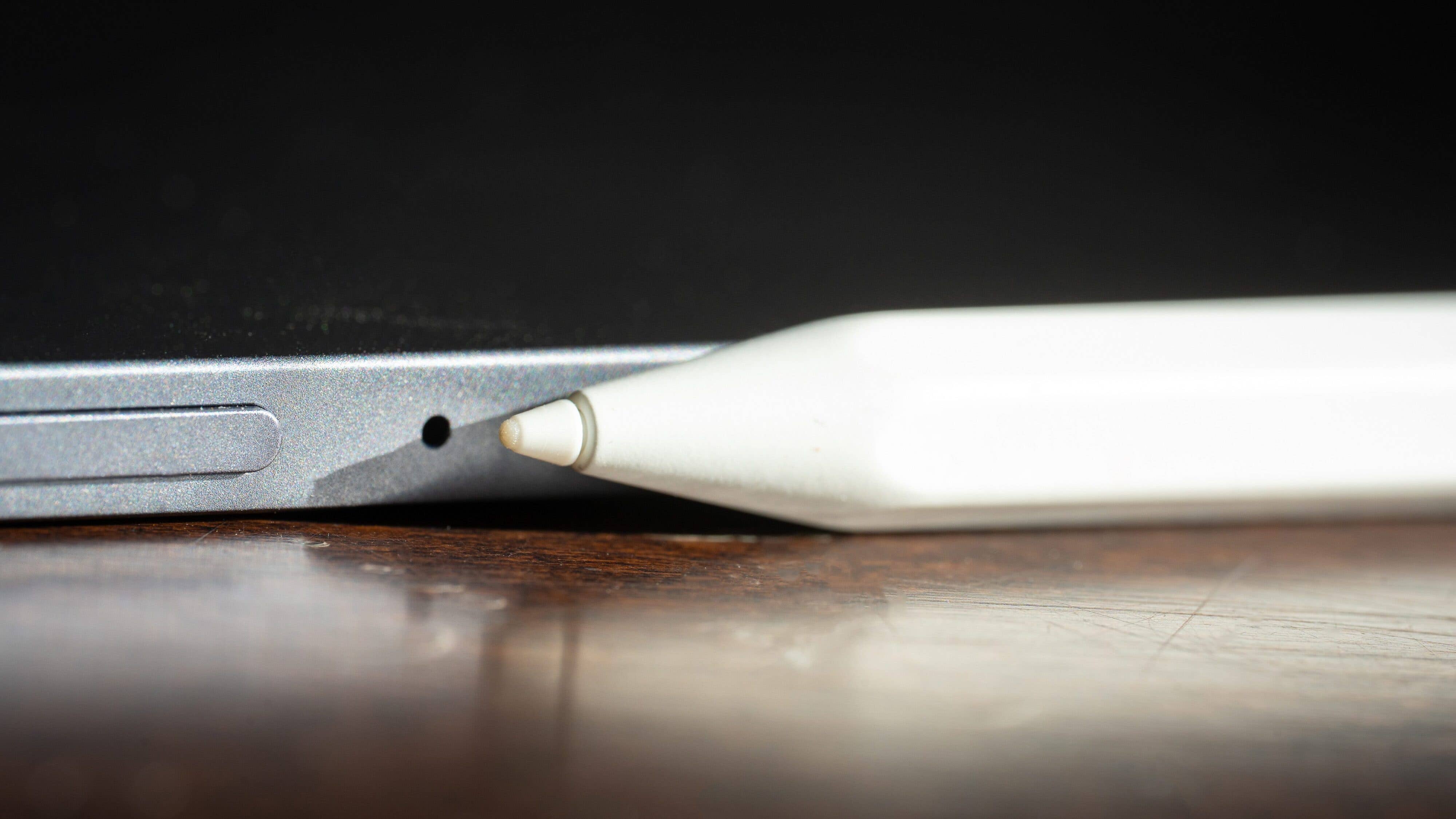 Close-up of a Samsung Galaxy Tab S11 with a stylus next to it.