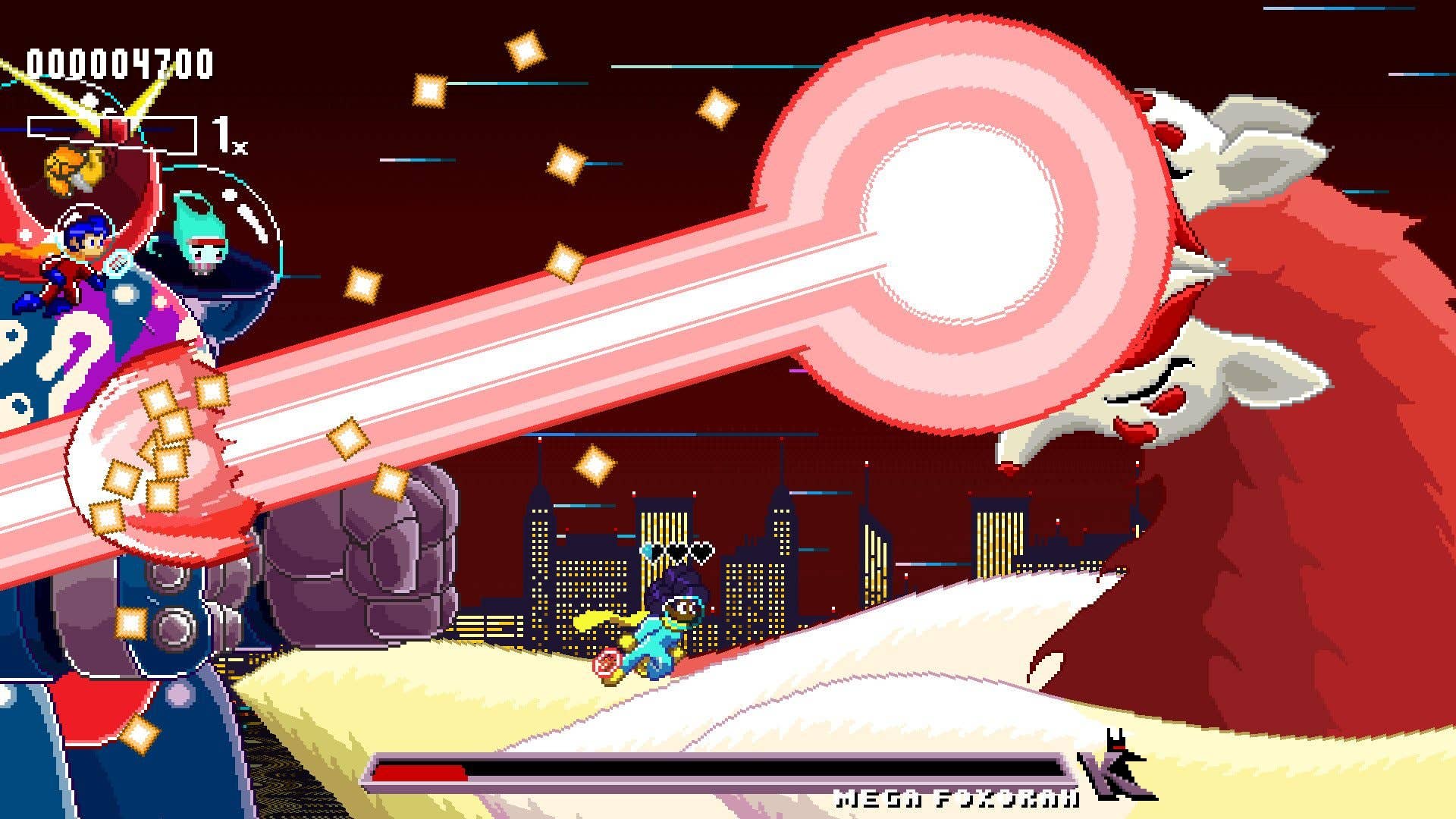 A screenshot of the game Sky Racket.
