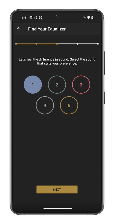 Sony Headphones Connect app screenshot