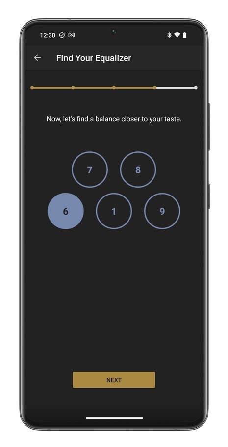 Sony Headphones Connect app screenshot