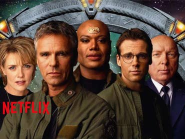 The Stargate crew is at the stargate.