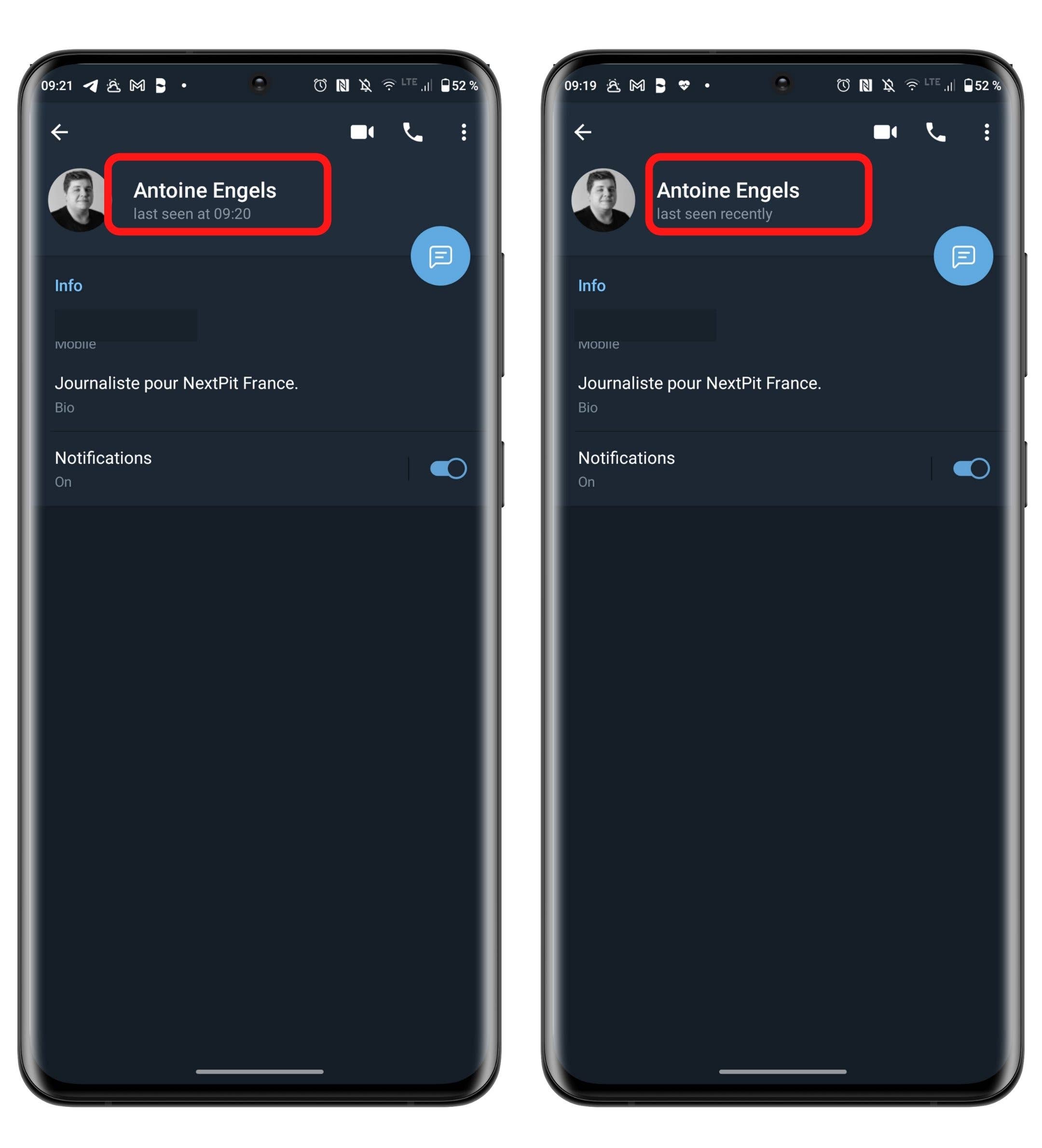 telegram privacy how to last seen difference