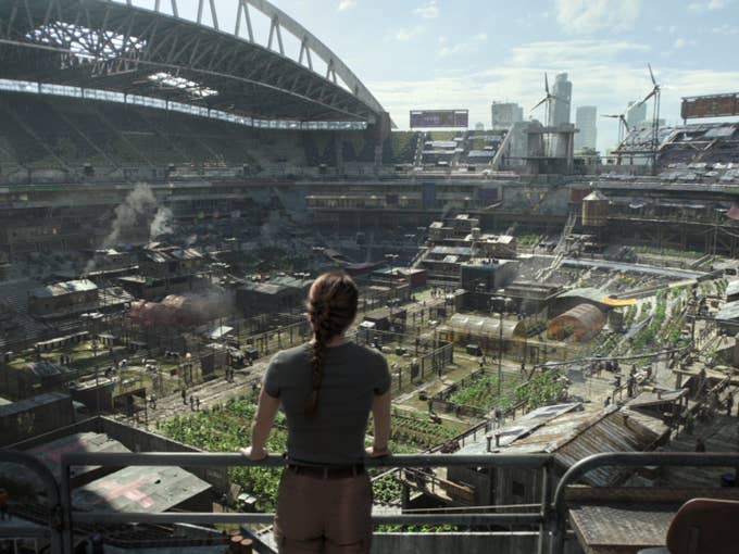 Scene from season 2 of "The Last of Us".